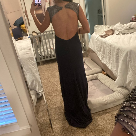 NEWBridesmaid/ MOH/ m of the bride beaded navy - Picture 5 of 8